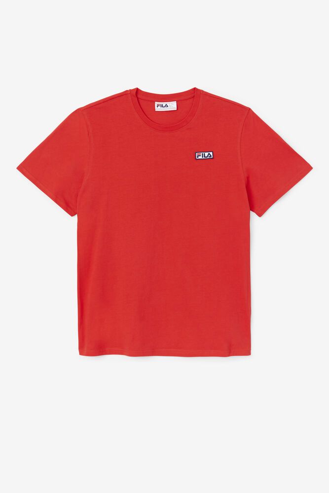 Fila T-Shirt Skylar Mens Red - India XFH-175349